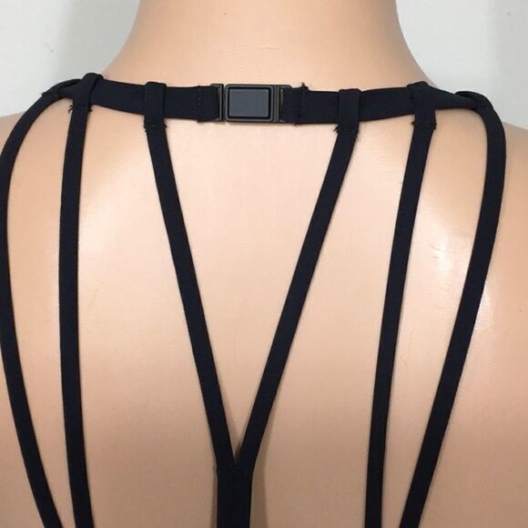 Gottex black strappy one piece. NWT - Picture 6 of 9